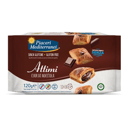 PIACERI MEDITERRANEI ATTIMI CUOR DI NOCCIOLA 120 G