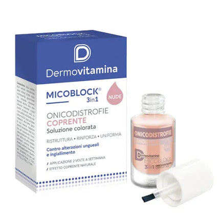 DERMOVITAMINA MICOBLOCK 3 N 1 ONICODISTROFIE COPRENTE 8 ML - Farmaspeed