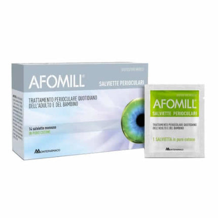 AFOMILL SALVIETTINE OFTALMICHE 14 PEZZI