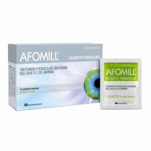 AFOMILL SALVIETTINE OFTALMICHE 14 PEZZI
