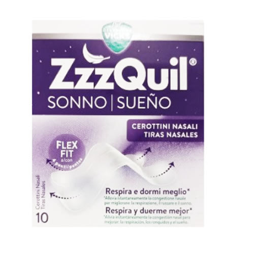 CEROTTO NASALE ZZZQUIL 10 PEZZI