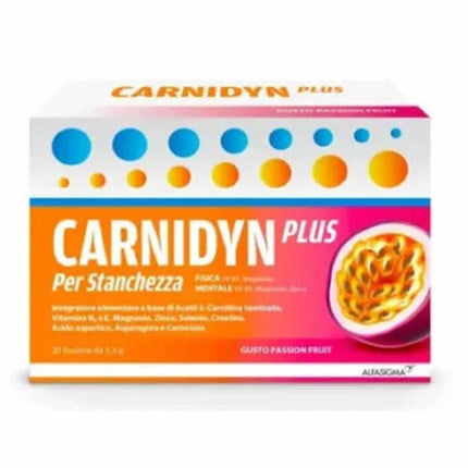 CARNIDYN PLUS 20 BUSTINE DA 5,3 G GUSTO PASSION FRUIT - Farmaspeed