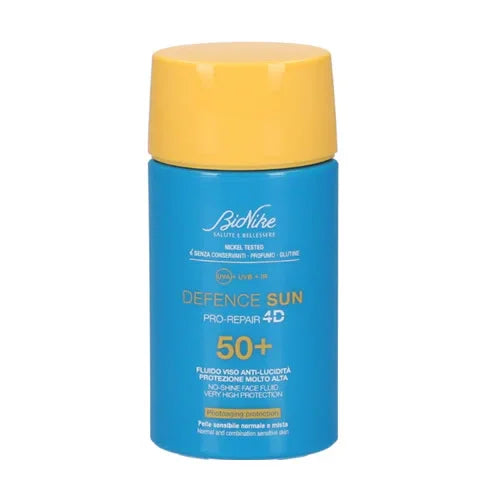 DEFENCE SUN 50+ FLUIDO VISO ANTI-LUCIDITA' 50 ML - Farmaspeed