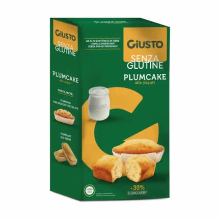 Giusto gluten free plumcake yogurt 3 pieces of 40 g