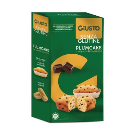 Gluten-free plumcake chocolate chips 3 pieces of 40 g