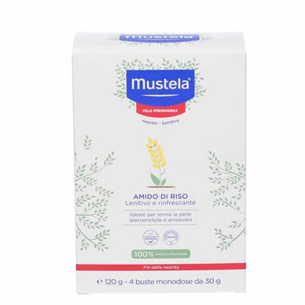 MUSTELA AMIDO DI RISO 4 BUSTINE DA 30 G - Farmaspeed