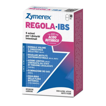 ZYMEREX REGOLA-IBS 30 COMPRESSE SENZA GLUTINE SENZA LATTOSIO