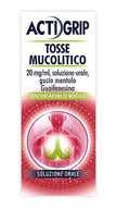ACTIGRIP TOSSE MUCOL 20 MG/ML SOLUZIONE ORALE FLACONE VETRO DA 150 ML - Farmaspeed