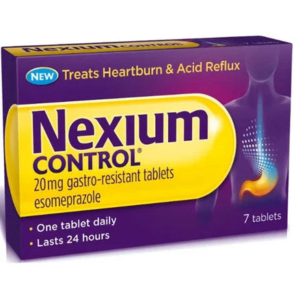 NEXIUM CONTROL 20 MG - COMPRESSA GASTRORESISTENTE - USO ORALE - BLISTER (ALU) - 7 COMPRESSE - Farmaspeed
