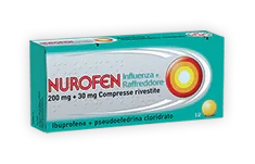 NUROFEN INFLUENZA RAFFR 200 MG + 30 MG COMPRESSE RIVESTITE 12 COMPRESSE RIVESTITE - Farmaspeed