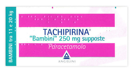 TACHIPIRINA BAMBINI 250 MG SUPPOSTE 10 SUPPOSTE