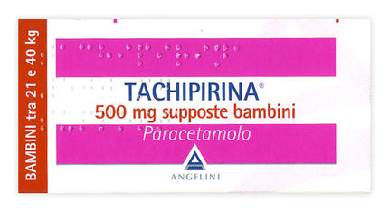 TACHIPIRINA BAMBINI 500 MG SUPPOSTE 10 SUPPOSTE