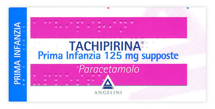 TACHIPIRINA PRIMA INFANZIA 125 MG SUPPOSTE 10 SUPPOSTE