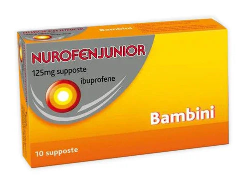 NUROFENJUNIOR 125 MG SUPPOSTE 10 SUPPOSTE IN BLISTER AL - Farmaspeed