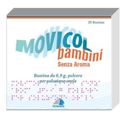 MOVICOL CHILDREN 6.9 G POWDER FOR ORAL SOLUTION WITHOUT FLAVOUR 20 SACHETS LDPE/AL/LDPE/PAPER