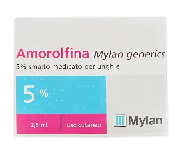 AMOROLFINA MY 5% SMALTO MEDICATO PER UNGHIE 1 FLACONE IN VETRO DA 2,5 ML - Farmaspeed