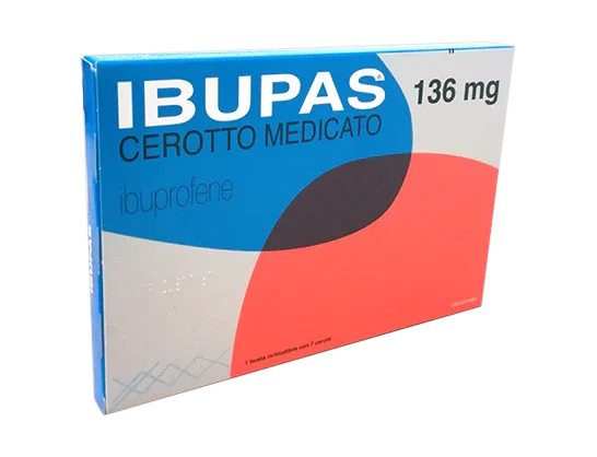IBUPAS 136 MG CEROTTO MEDICATO 7 CEROTTI - Farmaspeed