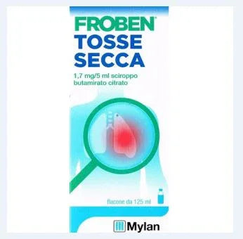 FROBEN TOSSE SECCA 1,7 MG/5 ML SCIROPPO FLACONE 125 ML CON MISURINO - Farmaspeed