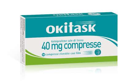 OKITASK 40 MG COMPRESSA RIVESTITA CON FILM 10 COMPRESSE IN BLISTER AL/AL