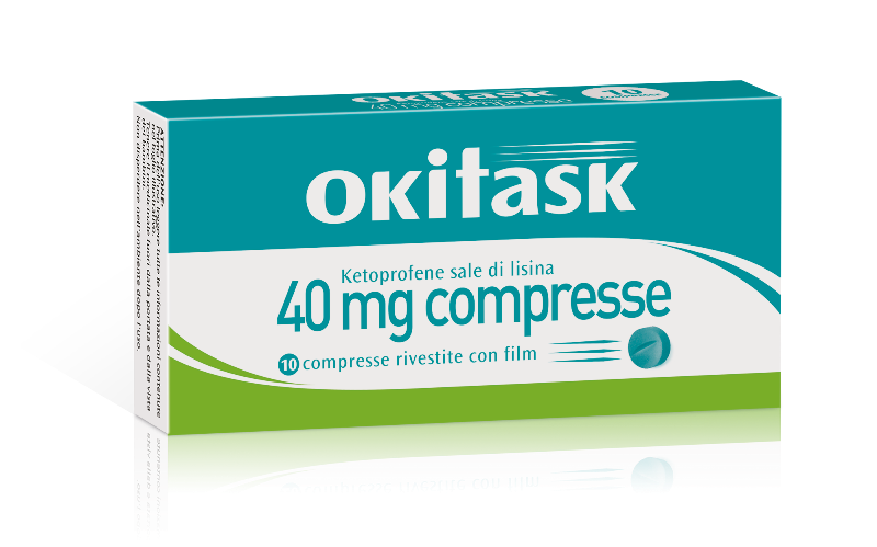 OKITASK 40 MG FILM-COATED TABLET 10 TABLETS IN AL/AL BLISTER