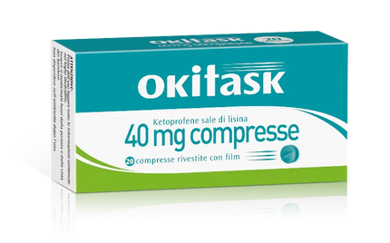 OKITASK 40 MG COMPRESSA RIVESTITA CON FILM 20 COMPRESSE IN BLISTER AL/AL - Farmaspeed