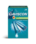 GAVISCON "500 MG/10 ML + 267 MG/10 ML SOSPENSIONE ORALE AROMA MENTA"24 BUSTINE MONODOSE DA 10 ML" - Farmaspeed