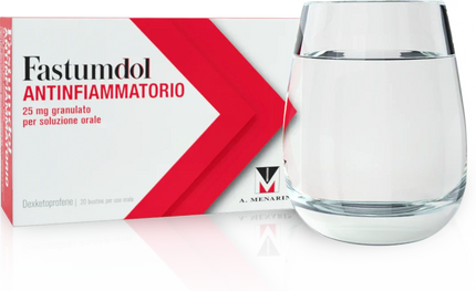 FASTUMDOL ANTINF 25 MG GRANULATO PER SOLUZIONE ORALE, 20 BUSTINE AL/PE MONODOSE - Farmaspeed