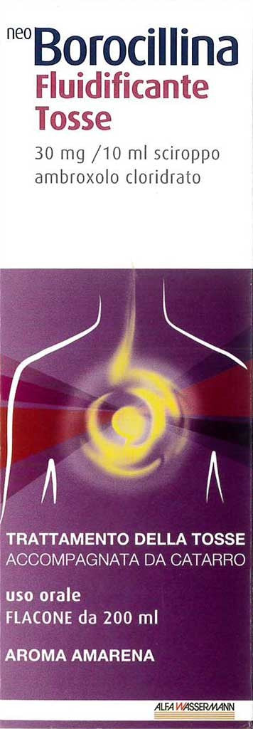 NEOBOROCIL FLUID TOS 30 MG/10 ML SCIROPPO FLACONE 200 ML