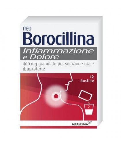 NEOBOROCILLINA INF DOL 400 MG GRANULATO PER SOLUZIONE ORALE IN BUSTINA 12 BUSTINE IN CARTA/PE/AL/SURLYN