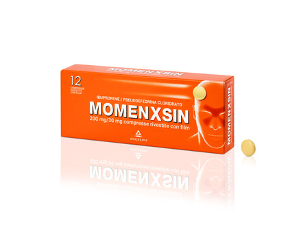 MOMENXSIN 200 MG/30 MG COMPRESSE RIVESTITE CON FILM 12 COMPRESSE IN BLISTER PVC/PVDC/AL