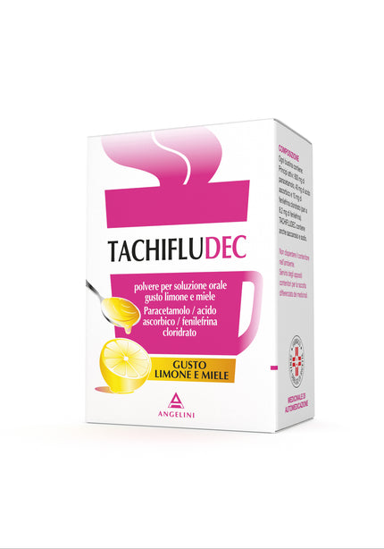 TACHIFLUDEC POWDER FOR ORAL SOLUTION LEMON AND HONEY FLAVOUR, 16 PAPER/AL/PE SACHETS