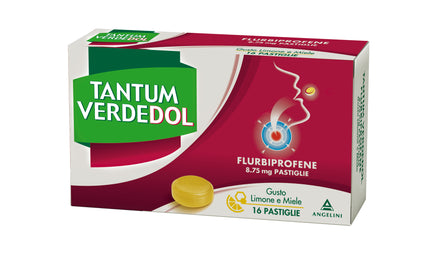 TANTUM VERDEDOL 8.75MG LEMON AND HONEY FLAVOURED TABLETS 16 TABLETS IN PVC/PVDC ALUMINIUM BLISTER