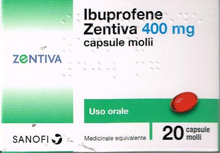 IBUPROFENE ZEN 400MG CAPSULE MOLLI, 20 CAPSULE IN BLISTER PVC/PVDC/AL