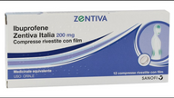 IBUPROFENE ZEN 200 MG FILM-COATED TABLETS, 12 TABLETS IN PVC/AL BLISTER