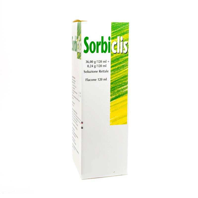 SORBICLIS ADULTS 36.00 G + 0.24 G RECTAL SOLUTION 1 BOTTLE OF 120 ML