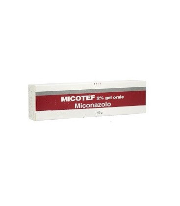 MICOTEF 2% ORAL GEL 1 TUBE OF 40 G