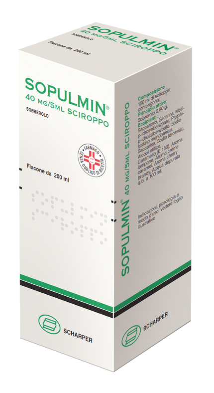 SOPULMIN 40 MG/5 ML SCIROPPO FLACONE 200 ML