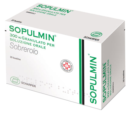 SOPULMIN 300 MG GRANULATO PER SOLUZIONE ORALE 20 BUSTINE