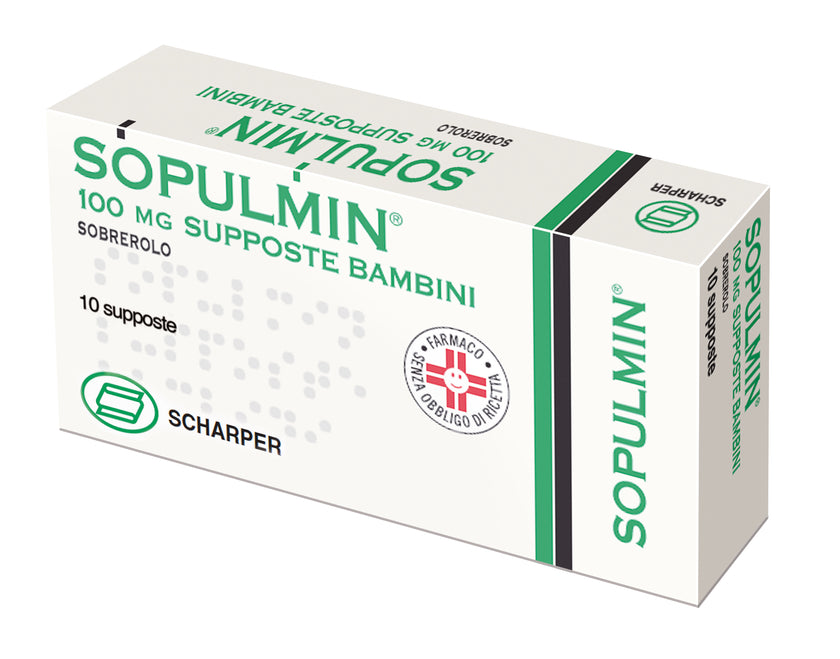 SOPULMIN 100 MG SUPPOSTE 10 SUPPOSTE