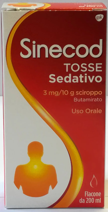 SINECOD TOSSE SED 3 MG/10 G SCIROPPO