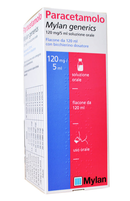 PARACETAMOLO MY 120 MG/5 ML SOLUZIONE ORALE 1 FLACONE DA 120 ML
