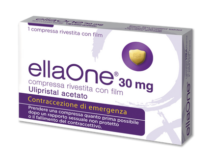 ELLAONE 30 MG COMPRESSA RIVESTITA CON FILM USO ORALE BLISTER (PVC/PVDC/ALL) 1 COMPRESSA
