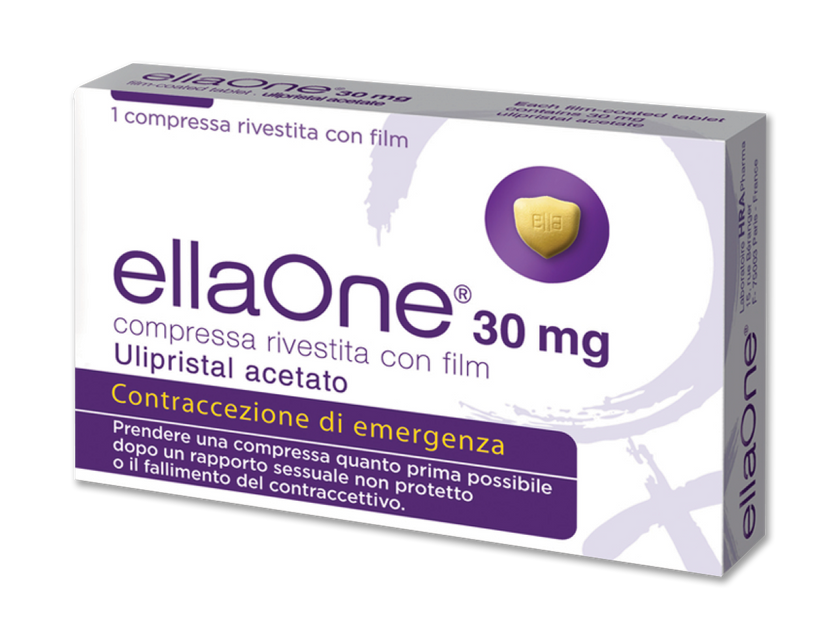 ELLAONE 30 MG COMPRESSA RIVESTITA CON FILM USO ORALE BLISTER (PVC/PVDC/ALL) 1 COMPRESSA