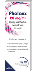 PHALANX 20 MG/ML SPRAY CUTANEO SOLUZIONE 1 FLACONE IN HDPE DA 60 ML CON 2 APPLICATORI