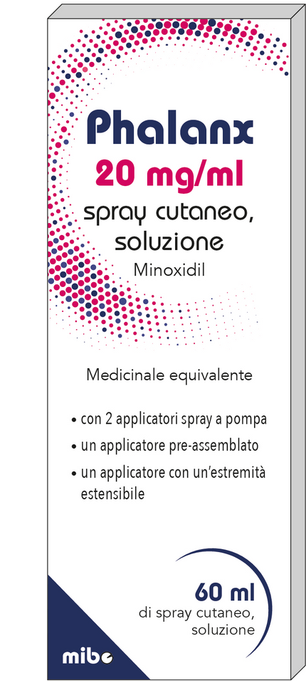 PHALANX 20 MG/ML SPRAY CUTANEO SOLUZIONE 1 FLACONE IN HDPE DA 60 ML CON 2 APPLICATORI