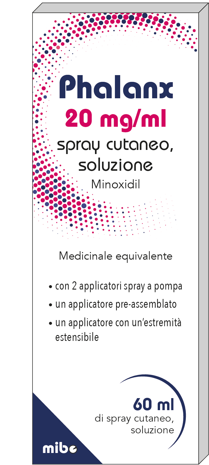 PHALANX 20 MG/ML SPRAY CUTANEO SOLUZIONE 1 FLACONE IN HDPE DA 60 ML CON 2 APPLICATORI