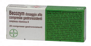 BECOZYM COMPRESSE GASTRORESISTENTI 20 COMPRESSE