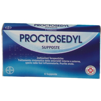 PROCTOSEDYL SUPPOSITORIES 6 SUPPOSITORIES