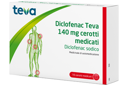 DICLOFENAC TE 140 MG CEROTTI MEDICATI 10 CEROTTI MEDICATI