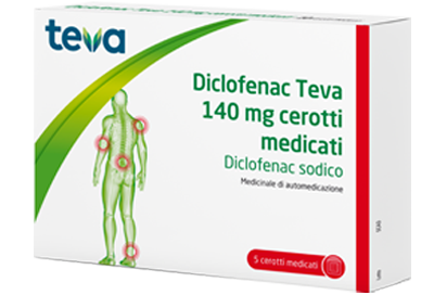 DICLOFENAC TE 140 MG CEROTTI MEDICATI 5 CEROTTI MEDICATI